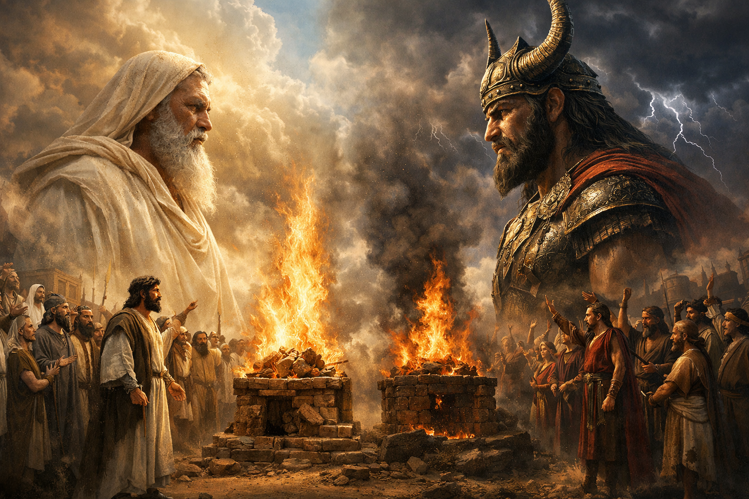 Yahweh, O Deus das Nuvens e dos Montes, assim como Baal